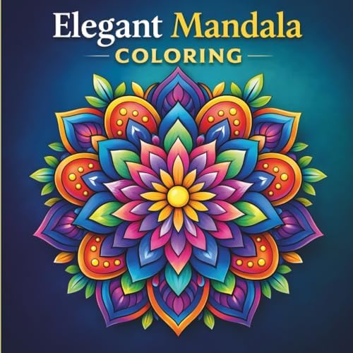 Elegant Mandala Coloring: Your secret weapon to regain focus against mental fatigue by Doodles & Discovery