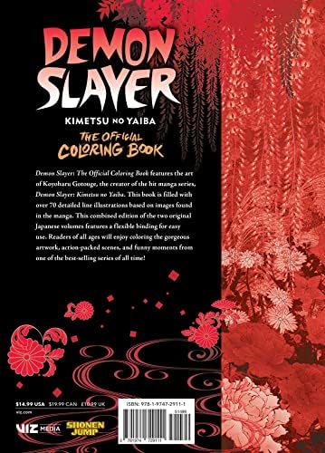 Demon Slayer: Kimetsu no Yaiba: The Official Coloring Book by Koyoharu Gotouge