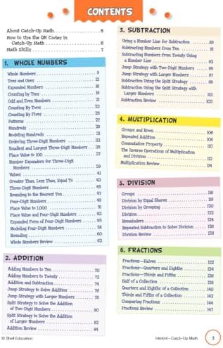 Catch-Up Math: 3rd Grade by Teacher Created Materials