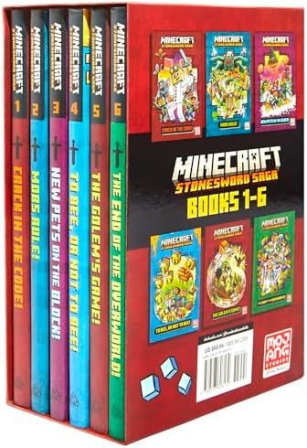 Minecraft Stonesword Saga Chapter Book Boxed Set (Minecraft Stonesword Saga) by Nick Eliopulos