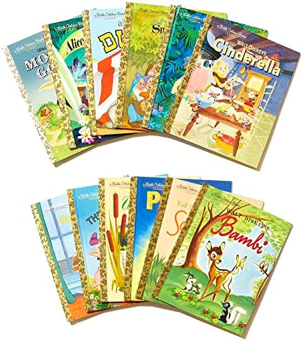 12 Beloved Disney Classic Little Golden Books (Boxed Set) by Various