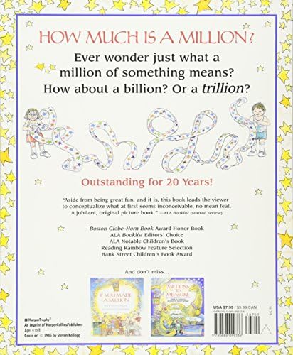 How Much Is a Million?: A Fun Classic Picture Book About Math and Numbers for Kids (Ages 4-8) (Reading Rainbow Books) by David M. Schwartz