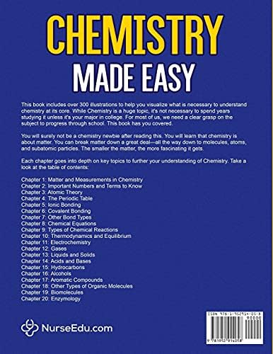 Chemistry Made Easy: An Illustrated Study Guide For Students To Easily Learn Chemistry by NEDU