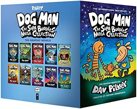 Dog Man: The Supa Buddies Mega Collection: From the Creator of Captain Underpants (Dog Man #1-10 Box Set) by Dav Pilkey