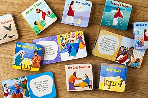 My Little Library: Stories of Jesus (12 Board Books) by Little Grasshopper Books
