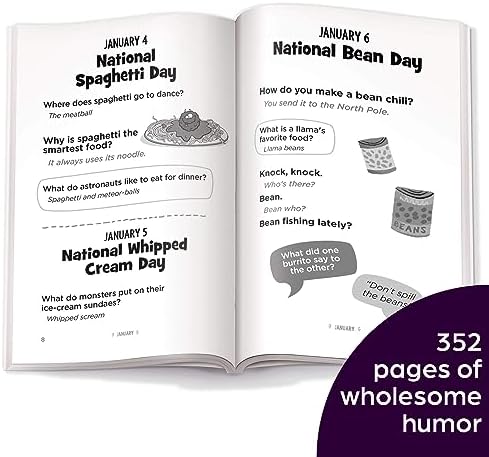 365 Days of Jokes: A Year of the Funniest Jokes Ever!: Joke-A-Day Book Packed with Over 1,000 Clean and Wholesome Jokes for Daily Laughs, Jokes for Kids Ages 6 and Up (Highlights Joke Books) by Highlights