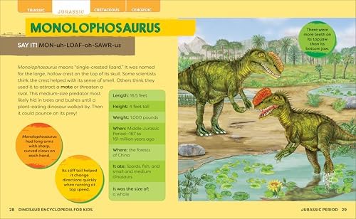 Dinosaur Encyclopedia for Kids: The Big Book of Prehistoric Creatures by "Dinosaur George" Blasing