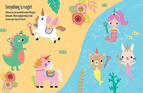 My Sticker Dress-Up®: Magical Creatures: A Reusable Sticker Activity Book of Unicorns, Dinosaurs, Mermaids, and More! by Louise Anglicas