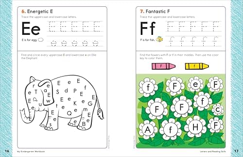 My Kindergarten Workbook: 101 Games and Activities to Support Kindergarten Skills, for Kids Ages 5-6 by Brittany Lynch