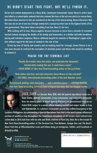 The Terminal List: A Terminal List Thriller by Jack Carr