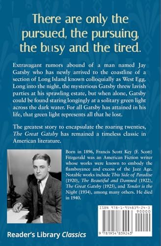 The Great Gatsby - Reader's Library Classic by F. Scott Fitzgerald