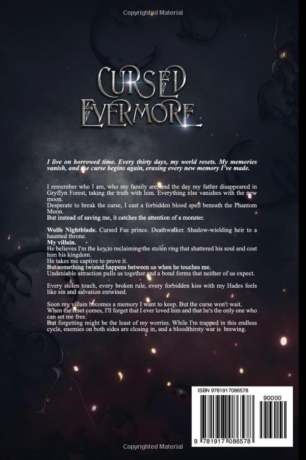 Cursed Evermore: A Dark Fantasy Romance (Shadows and Curses) by Khardine Gray
