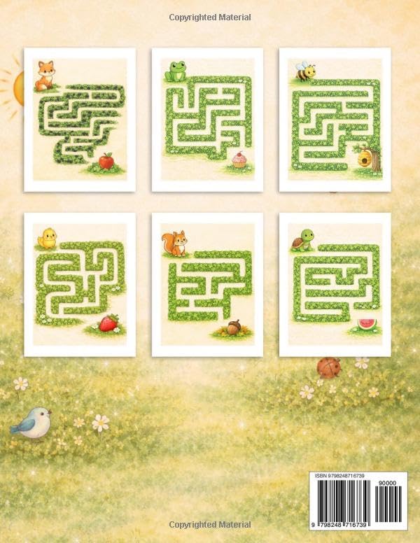 My First Maze Book: Fun & Easy Mazes for Kids Ages 3-7 by Mehmet Emin Ege