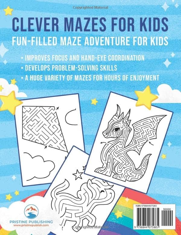 Mazes for Kids, Volume 3: Maze Activity Book for Ages 4 – 8 (Puzzle Books for Kids) by Zoey Bird