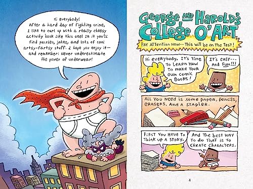 The Captain Underpants Double-Crunchy Book o' Fun: Color Edition (From the Creator of Dog Man) by Dav Pilkey