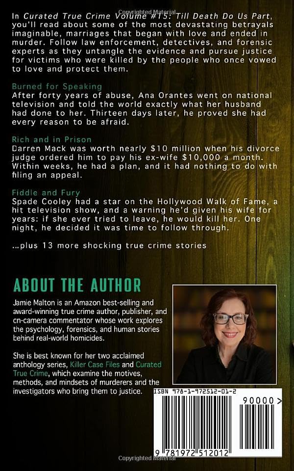 Curated True Crime #15: Till Death Do Us Part (Murder, Madness & Mayhem) by Jamie Malton