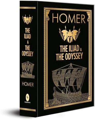 HOMER: The Iliad & the Odyssey (Deluxe Hardbound Edition) by Homer