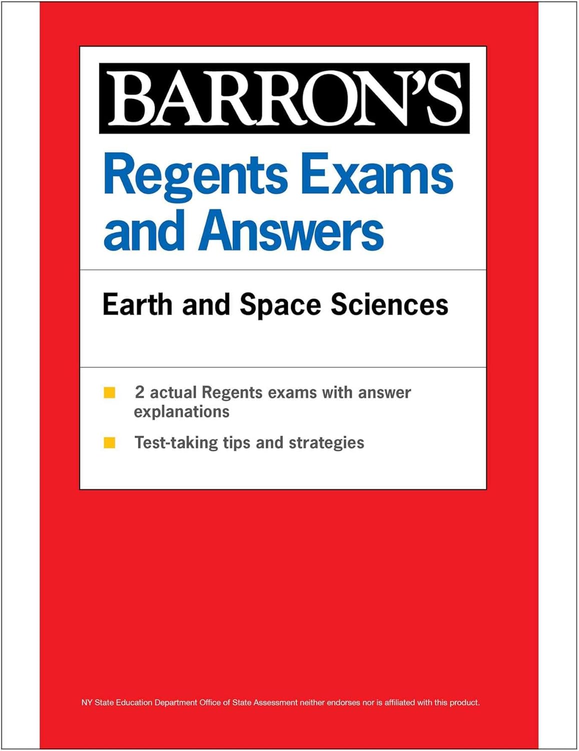 Regents Exams and Answers: Earth and Space Sciences (Barron's New York Regents) by Barron's Educational Series
