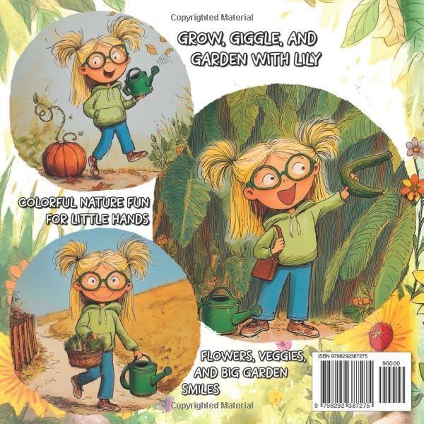 Lily's Garden Adventures: A Fun Illustrated Gardening Storybook for Kids Ages 3-5 | Preschool Nature Book with Flowers, Plants, and Outdoor Activities (The Garden Days with Lily) by Nora Wildwood