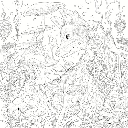 Mythographic Color and Discover: Fairy Wonderland: An Artist's Coloring Book of Magical Spirits by Fabiana Attanasio