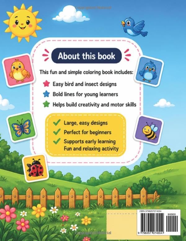 My First Animal Coloring Book- For kids age 3-5: Fun and Easy Animal Coloring Pages for Toddlers and Preschool Kids (My First Learning Books) by Smart Learners Book