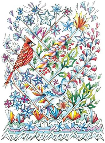 Creative Haven Deluxe Edition Four Seasons Coloring Book (Adult Coloring Books: Seasons) by Miryam Adatto