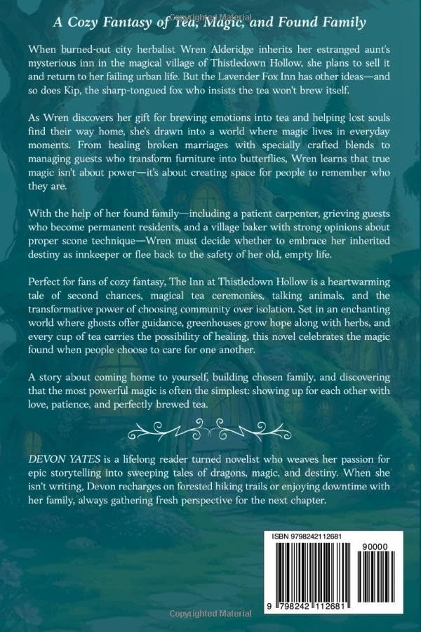 The Inn at Thistledown Hollow: A Cozy Fantasy Novel of Magic, Tea, and Found Family by Devon Yates