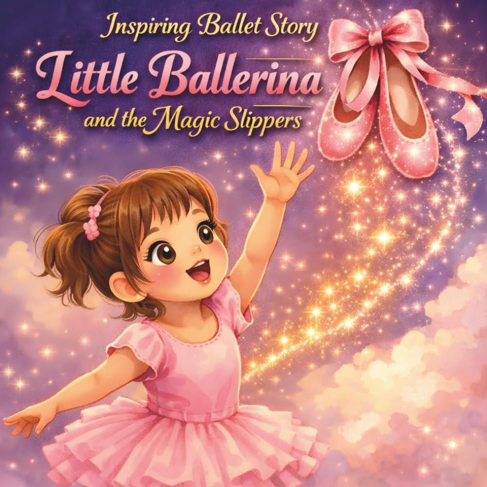 Inspirng Ballet Story - Little Balerina and the Magic Slippers: An Interactive Dance Story for Girls Ages 3–5 About Courage, Practice, and Believing in Yourself by Missy Blossom