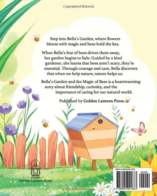 Bella's Garden and the Magic of Bees: A Heartwarming Picture Book About Bees, Pollinators, and Caring for Nature | A STEM-Inspired Story for Kids Ages 3–8 by Matt Bryson