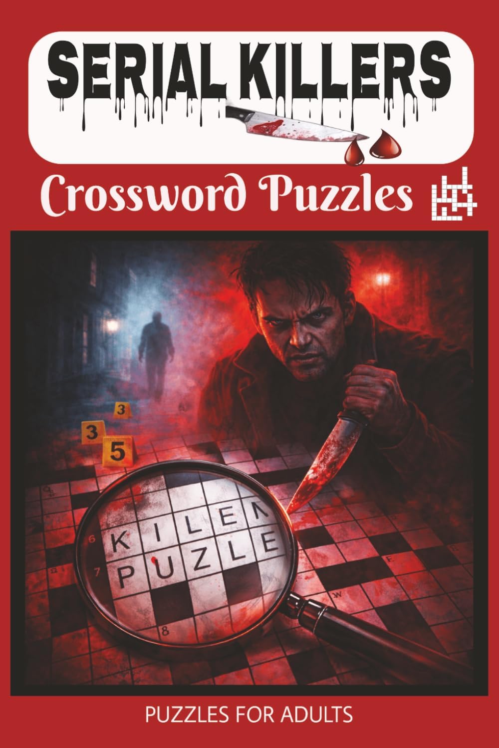 Serial Killers Crossword Puzzle Book: 50+ Crosswords Exploring Notorious Serial Killers, Serial Murder, True Crime & Criminal Psychology by Puzzle Pizazz Publishing
