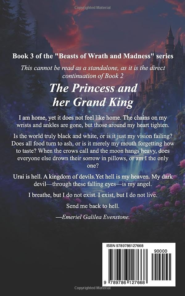 THE PRINCESS AND HER GRAND KING: A Dark Romance Fantasy: That Prince Is A Girl: The Vicious King's Captive Slave Mate (Beasts Of Wrath And Madness) by Kiss Leilani
