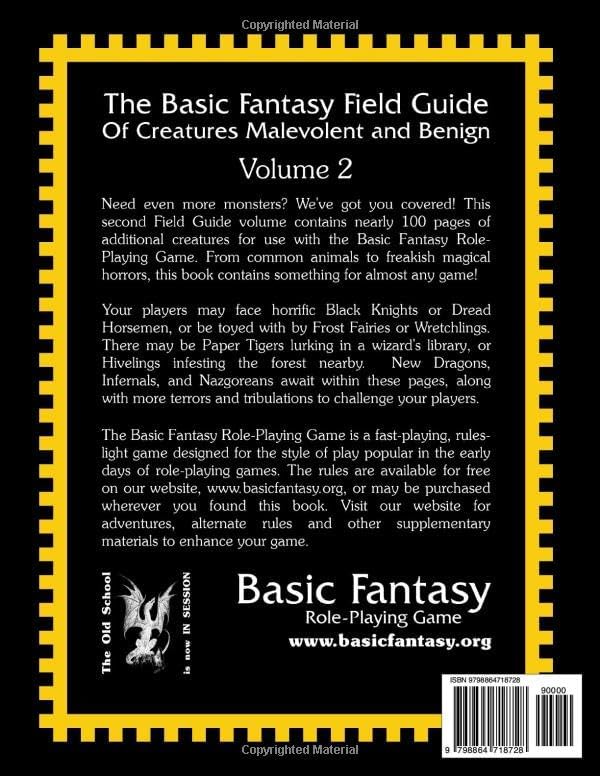 The Basic Fantasy Field Guide, Volume 2 by Chris Gonnerman