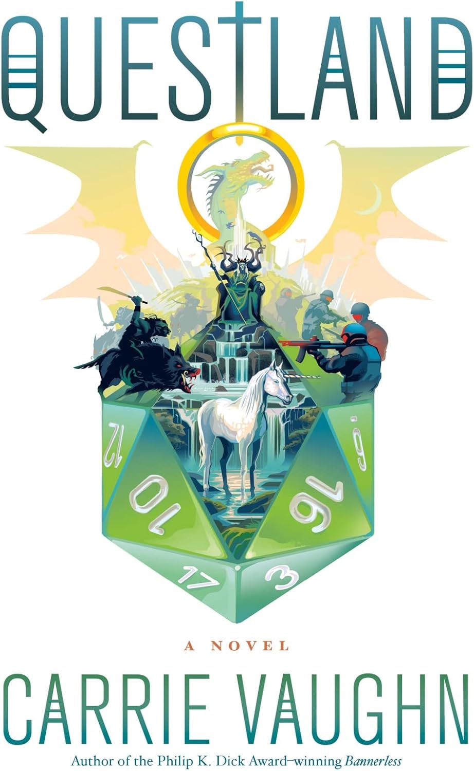 Questland: A Humorous High-Tech Fantasy RPG – Dungeons and Dragons Adventure for Gamers by Carrie Vaughn