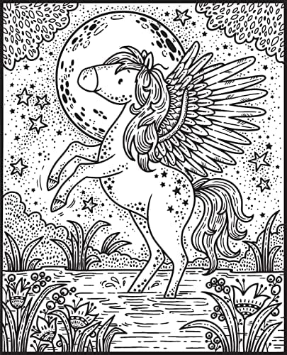 Magical Creatures Magic Painting Book: Just Add Water to Reveal Unicorns, Dragons, and Narwhals for Kids (Ages 5-8) by Abigail Wheatley