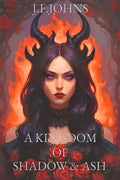 A kingdom of shadow and ash: Two enemies. One cursed fate. An enemies-to-lovers fantasy romance that will set the world on fire. (Kingdom of gods) by J. F.Johns