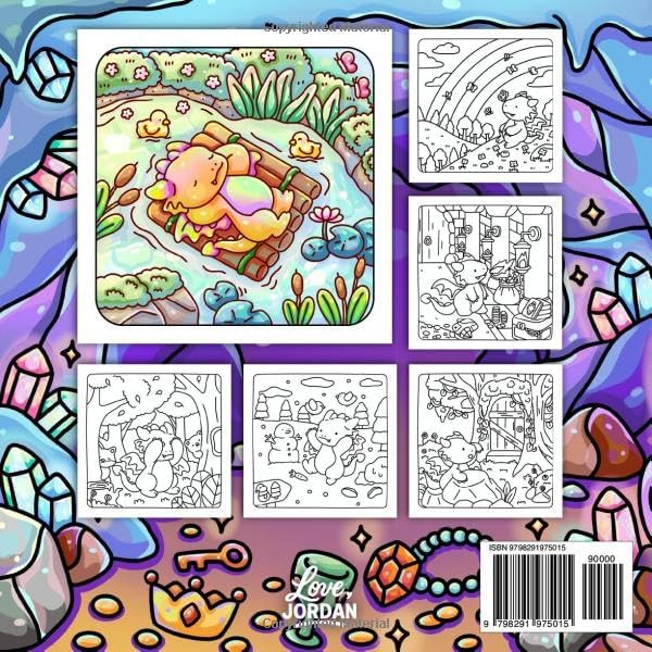 Spend the Day with Dragon: A Cute & Cozy Coloring Book for Adults and Teens Featuring Whimsical Scenes, Relaxing Moments, and Fantasy Fun for Stress Relief by Love Jordan