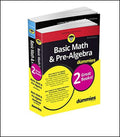 Basic Math & Pre-Algebra For Dummies Book + Workbook Bundle by Mark Zegarelli