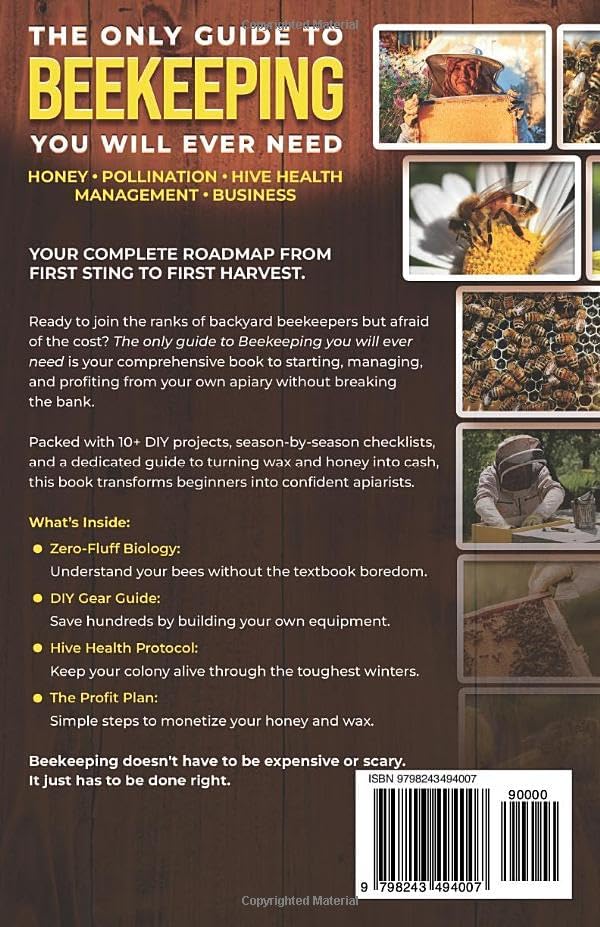 The only guide to Beekeeping you will ever need: Effortless backyard beekeeping for Beginners and hobby beekeepers, made easy without expensive ... Book + 50 Beewax Projects (Homestead Mastery) by Martha Kidwell