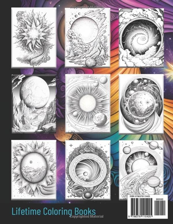 Galaxy Wonders Adult Coloring Book by Lifetime Coloring Books