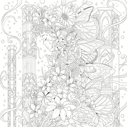 Mythographic Color and Discover: Fairy Wonderland: An Artist's Coloring Book of Magical Spirits by Fabiana Attanasio