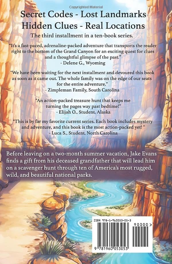Adventure in Grand Canyon National Park: A Mystery Adventure (National Park Mystery Series) by Aaron Johnson