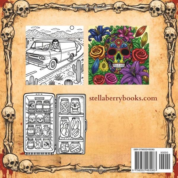 Killer Crime Coloring Book: Crime Scenes, Serial Killers, Quotes & Clues. (True Crime Series) by Stella Berry