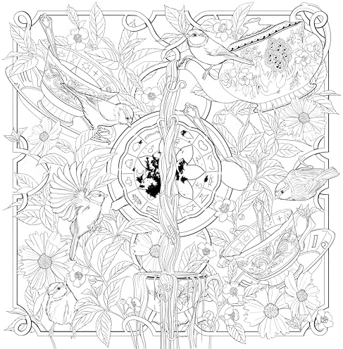 Mythographic Color and Discover: Magick Apothecary: An Artist’s Coloring Book for Modern Mystics by Chellie Carroll