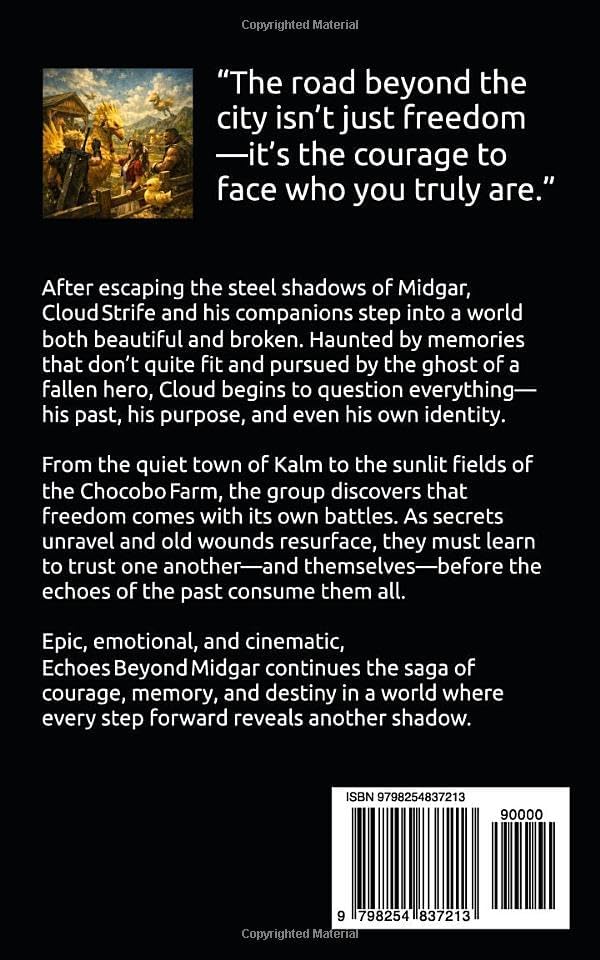 FINAL FANTASY 7: THE NOVELIZED SAGA: PART 2: Echoes Beyond Midgar by Aden T