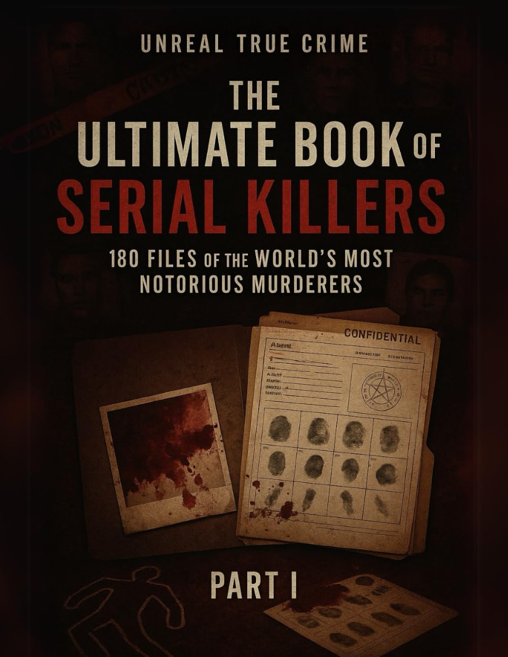 The Ultimate Book of Serial Killers: 180 Files of the World’s Most Notorious Murderers (Part I) by Unreal True Crime