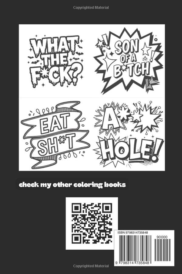 Swear Word: Bold and Easy Coloring Book for Adults by Astrid Olson