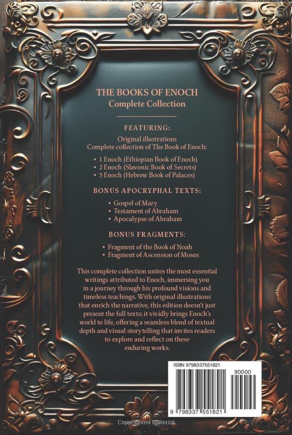 The Books of Enoch: Complete Collection - Featuring 1 Enoch, 2 Enoch, 3 Enoch, Original Illustrations, and Bonus Apocryphal Texts (Illustrated) by Divine Press