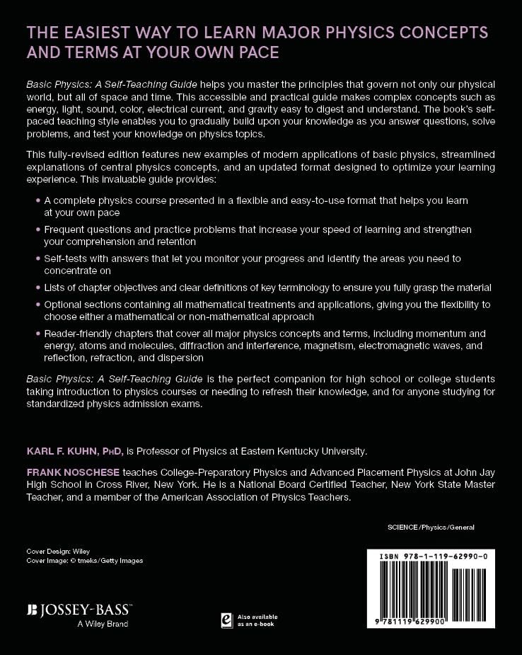 Basic Physics: A Self-Teaching Guide, 3rd Edition by Karl F. Kuhn