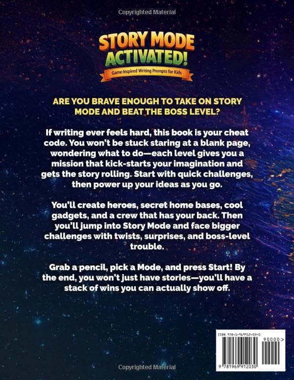 Story Mode Activated!: Game-Inspired Writing Prompts for Creative Kids (STORY SPARKS) by Anna Avelino