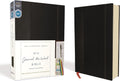 NIV, Journal the Word Bible (Perfect for Note-Taking), Hardcover, Black, Red Letter, Comfort Print: Reflect, Take Notes, or Create Art Next to Your Favorite Verses by Zondervan